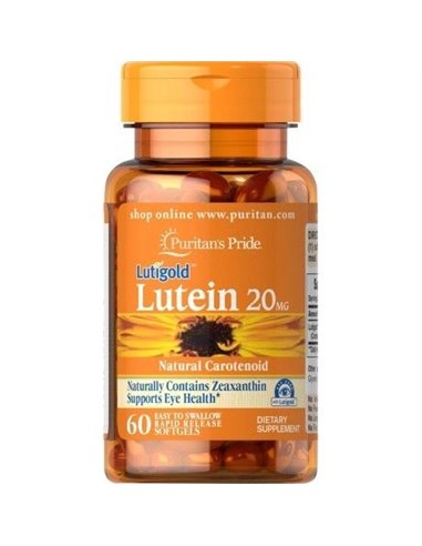 Lutéine 20 mg, 60 capsules