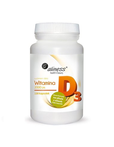 Vitamine D3 2000IU, 120 gélules