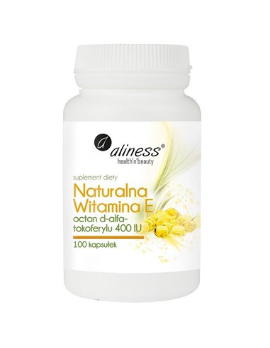 Vitamine E naturelle, 100 gélules