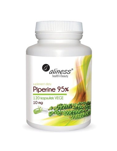 Pipérine 95% 10 mg, 120 gélules