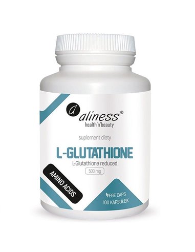L-Glutathion réduit 500 mg, 100 capsules Vege.