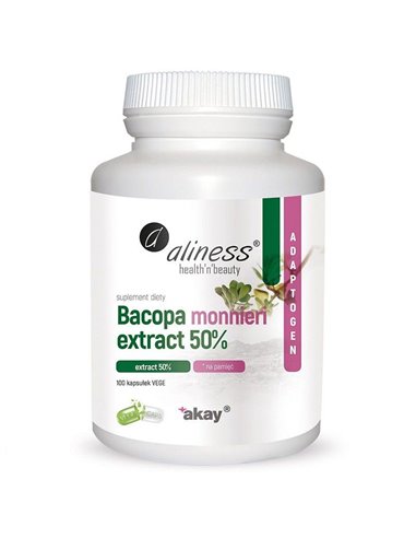 Extrait de Bacopa monnieri 50%, 500 mg, 100 capsules végétales