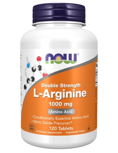 L-arginine 1000 mg, 120 comprimés