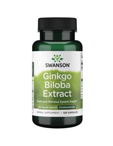 Extrait de Ginkgo Biloba 60 mg 120 gélules