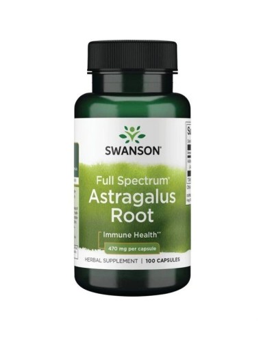 Astragale 470 mg 100 gélules. (Swanson)