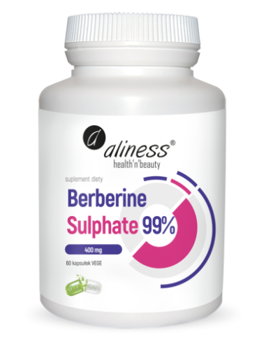 Sulfate de berbérine 99% 400 mg, 60 gélules végétales